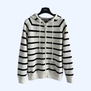 [ Dior ] 디올 스트라이프 후드 집업