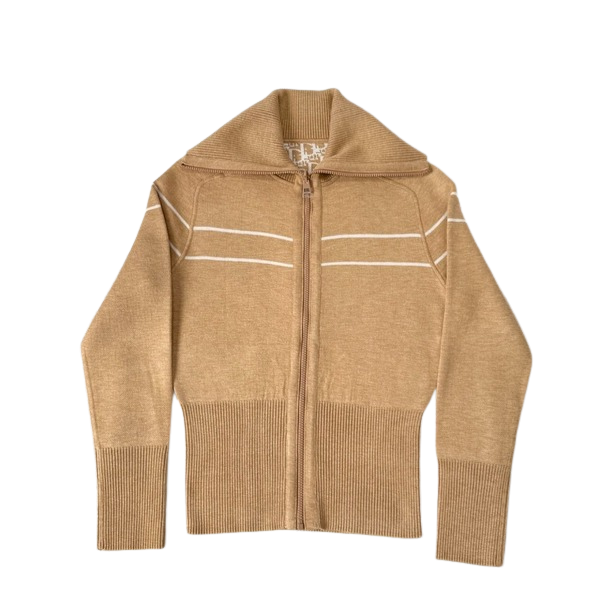 [ Dior ] 디올 세일러 카라 니트 집업