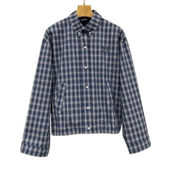 [ Miu Miu ] 미우미우 체크 카라 자켓