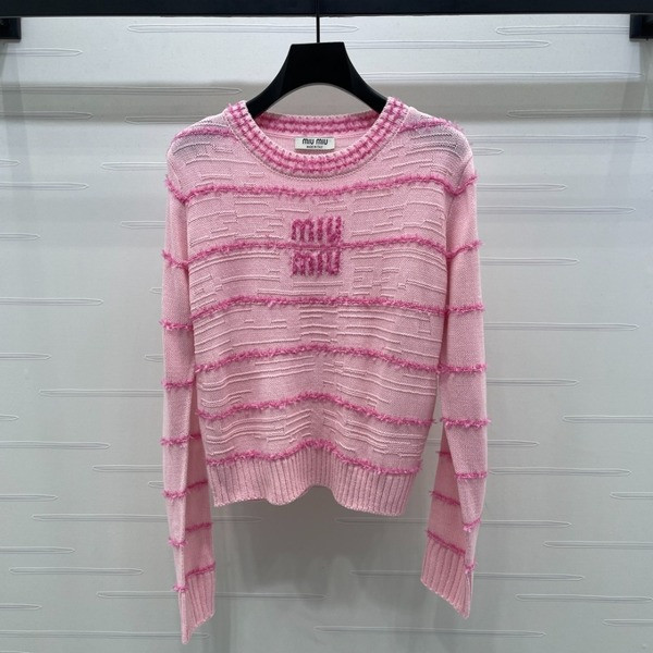 [ Miu Miu ] 미우미우 스트라이프 니트