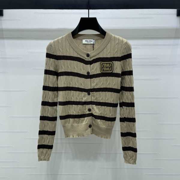 [ Miu Miu ] 미우미우 스트라이프 니트