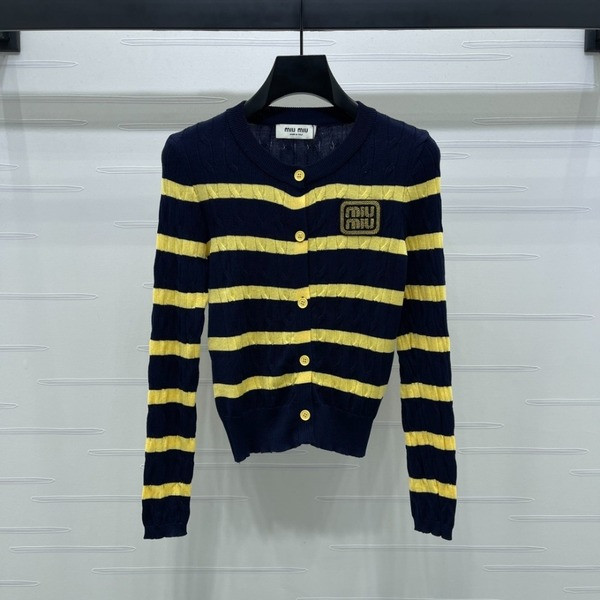 [ Miu Miu ] 미우미우 스트라이프 니트