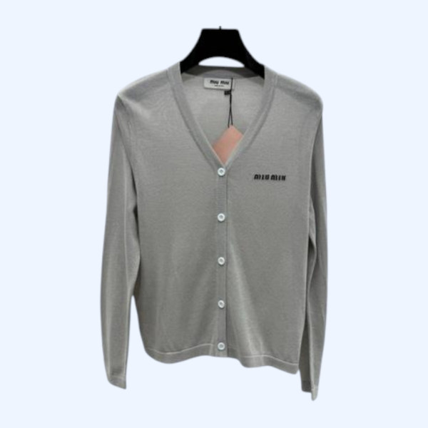 [ Miu Miu ] 미우미우 브이넥 니트 가디건