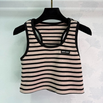 [ Miu Miu ] 미우미우 스트라이프 나시
