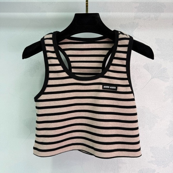 [ Miu Miu ] 미우미우 스트라이프 나시