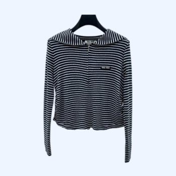 [ Miu Miu ] 미우미우 스트라이프 니트