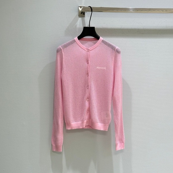 [ Miu Miu ] 미우미우 펀칭 니트 가디건