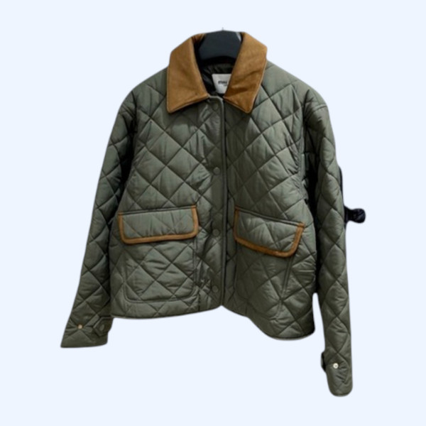 [ Miu Miu ] 미우미우 카라 퀼팅 패딩 자켓