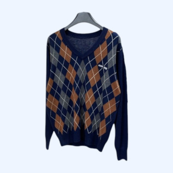 [ Miu Miu ] 미우미우 퀼팅 브이넥 울 니트