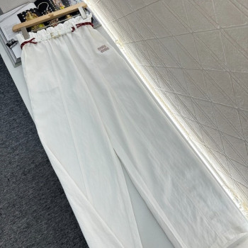 [ Miu Miu ] 미우미우 벨트 밴딩 팬츠