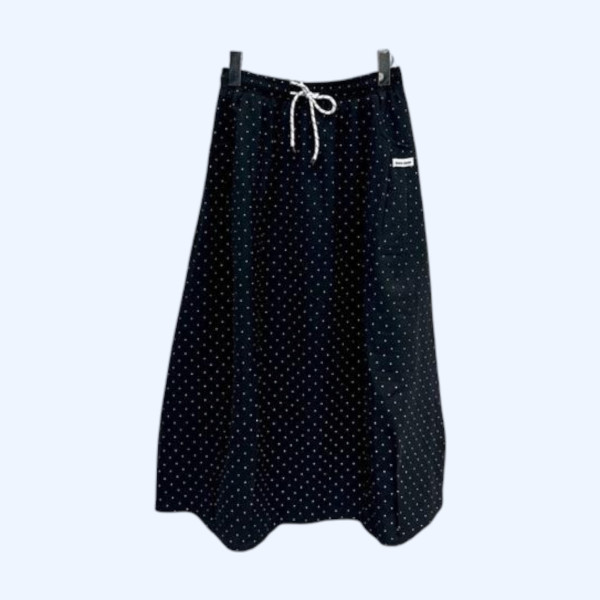 [ Miu Miu ] 미우미우 도트 밴딩 스커트