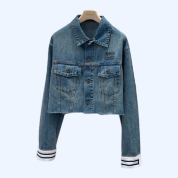 [ Miu Miu ] 미우미우 데님 크롭 자켓