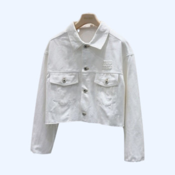 [ Miu Miu ] 미우미우 데님 크롭 자켓