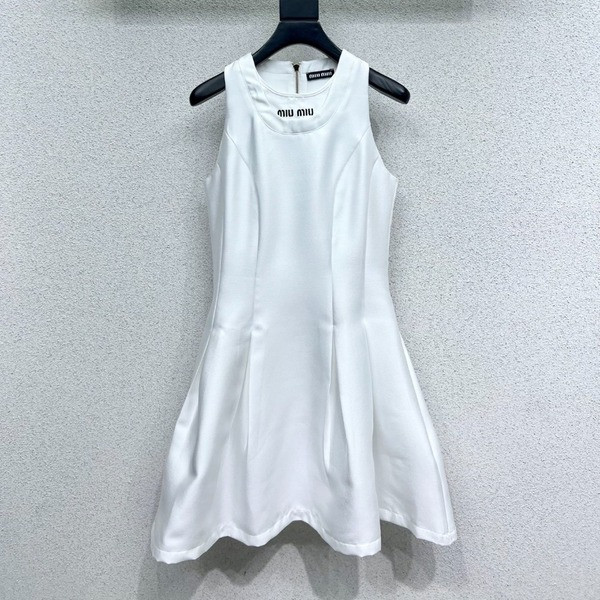 [ Miu Miu ] 미우미우 벌룬 미니 원피스