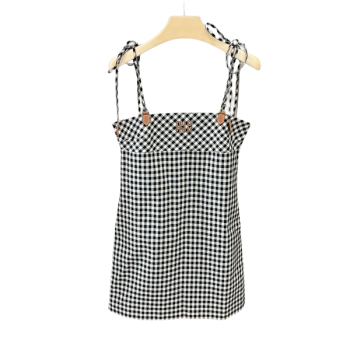 [ Miu Miu ] 미우미우 패턴 미니 원피스