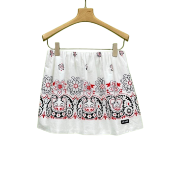 [ Miu Miu ] 미우미우 프린트 스커트