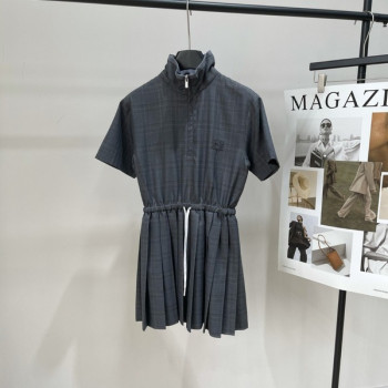 [ Miu Miu ] 미우미우 체크 스트링 원피스