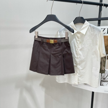 [ Miu Miu ] 미우미우 벨트 미니 스커트