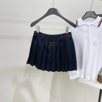 [ Miu Miu ] 미우미우 플리츠 미니 스커트