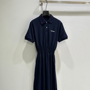 [ Miu Miu ] 미우미우 카라 밴딩 원피스