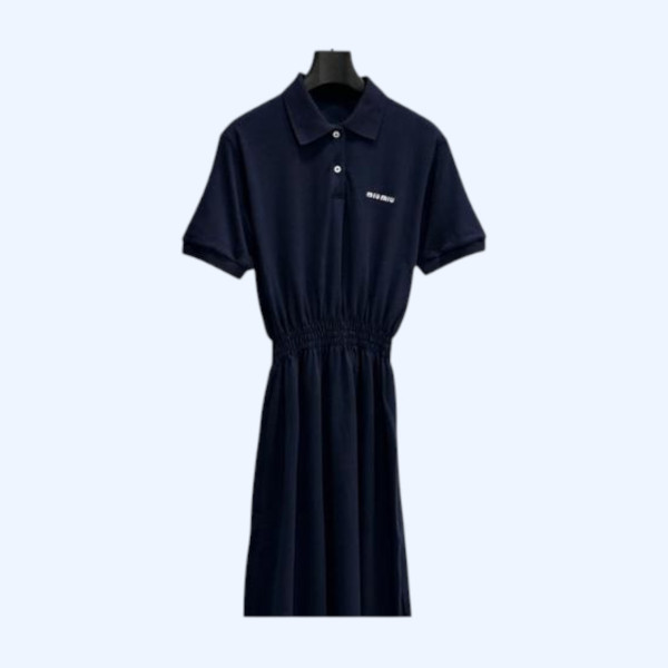 [ Miu Miu ] 미우미우 카라 밴딩 원피스