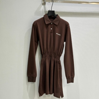 [ Miu Miu ] 미우미우 카라 밴딩 원피스