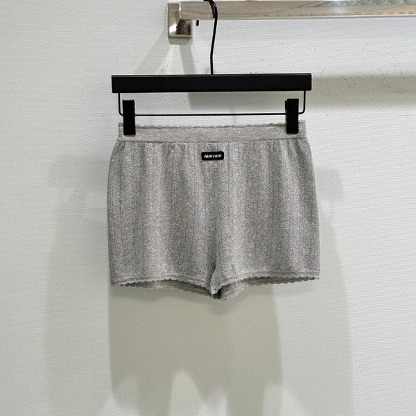 [ Miu Miu ] 미우미우 펀칭 골지 니트 팬츠