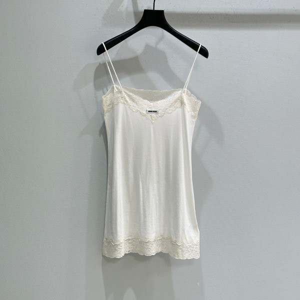 [ Miu Miu ] 미우미우 레이스 나시 원피스