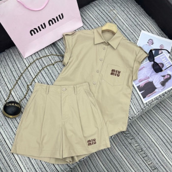 [ Miu Miu ] 미우미우 카라 팬츠 세트
