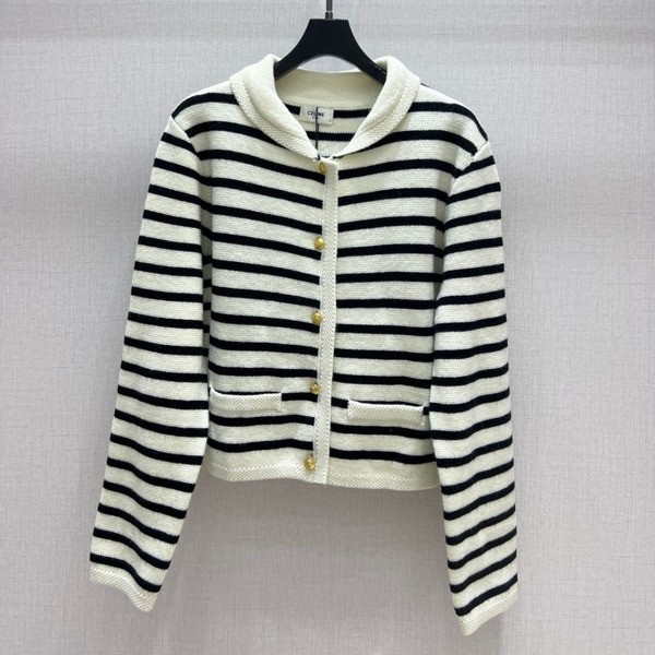 [ Celine ] 셀린느 스트라이프 가디건
