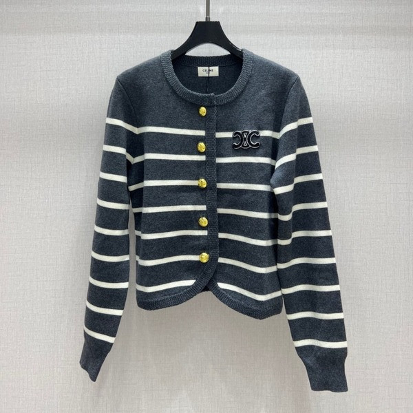 [ Celine ] 셀린느 스트라이프 가디건
