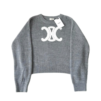 [ Celine ] 셀린느 로고 라운드 니트