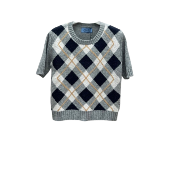 [ Prada ] 프라다 라운드 반팔 니트