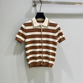 [ Prada ] 프라다 스트라이프 카라 니트