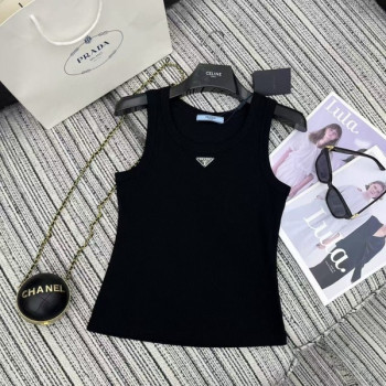 [ Prada ] 프라다 로고 나시티