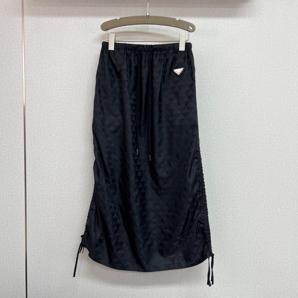 [ Prada ] 프라다 스트링 롱 스커트