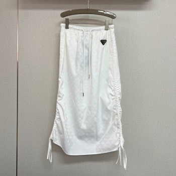 [ Prada ] 프라다 스트링 롱 스커트