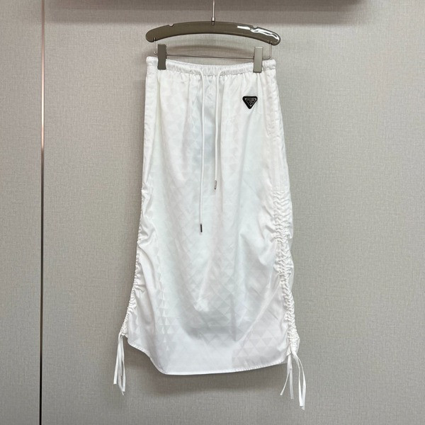 [ Prada ] 프라다 스트링 롱 스커트