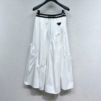 [ Prada ] 프라다 밴딩 롱 스커트