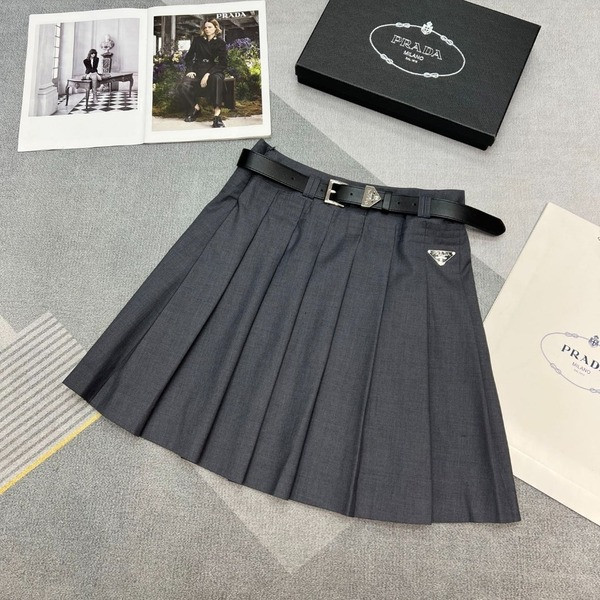 [ Prada ] 프라다 플리츠 스커트