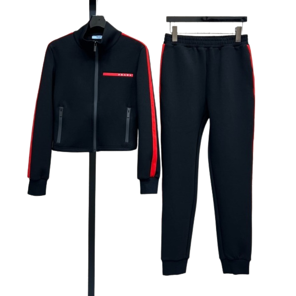 [ Prada ] 프라다 배색 트레이닝 세트