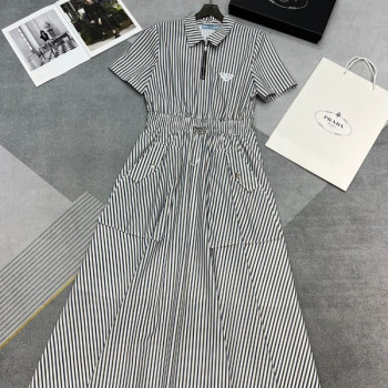 [ Prada ] 프라다 스트라이프 원피스