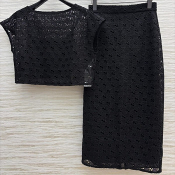 [ Gucci ] 구찌 펀칭 니트 투피스