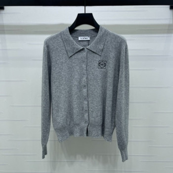 [ Loewe ] 로에베 카라 니트 가디건