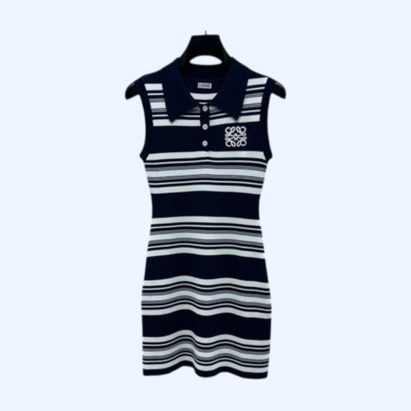 [ Loewe ] 로에베 스트라이프 니트 원피스