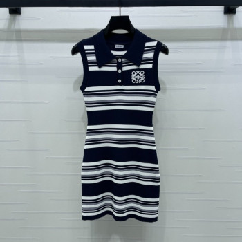 [ Loewe ] 로에베 스트라이프 니트 원피스