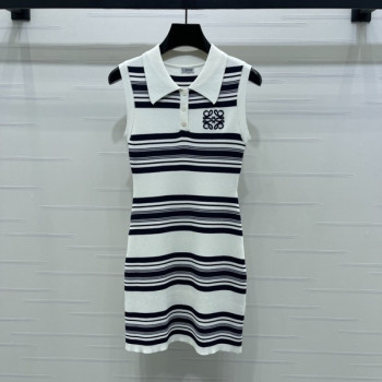 [ Loewe ] 로에베 스트라이프 니트 원피스