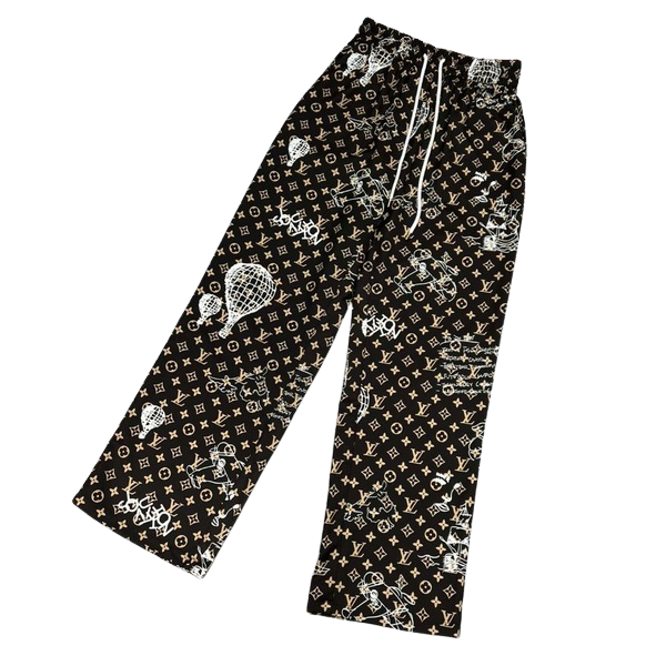 [ LV ] 루이 프린팅 밴딩 팬츠