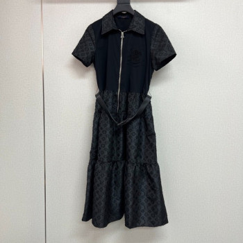 [ LV ] 카라 자수 원피스