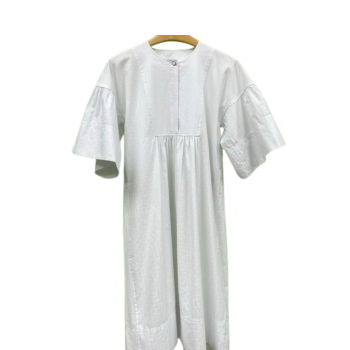 [ Hermes ] 에르메스 자카드 퍼프 원피스